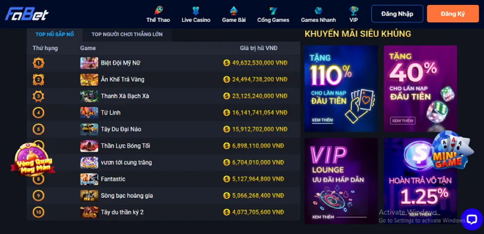 Bảng điều khiển cá nhân hóa luck8333 code