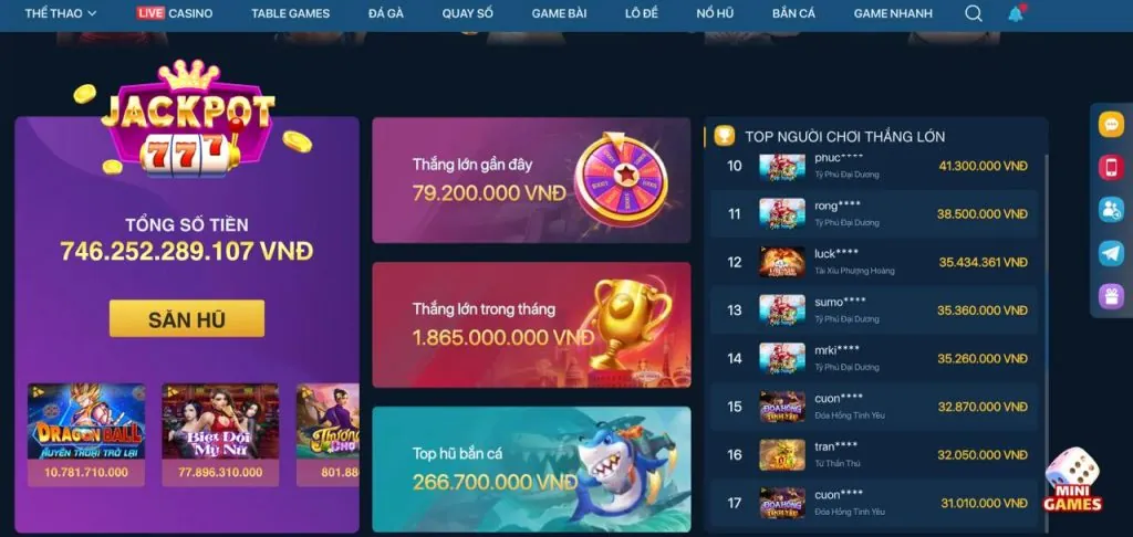 Giành chiến thắng Jackpot lớn với luck8333 code